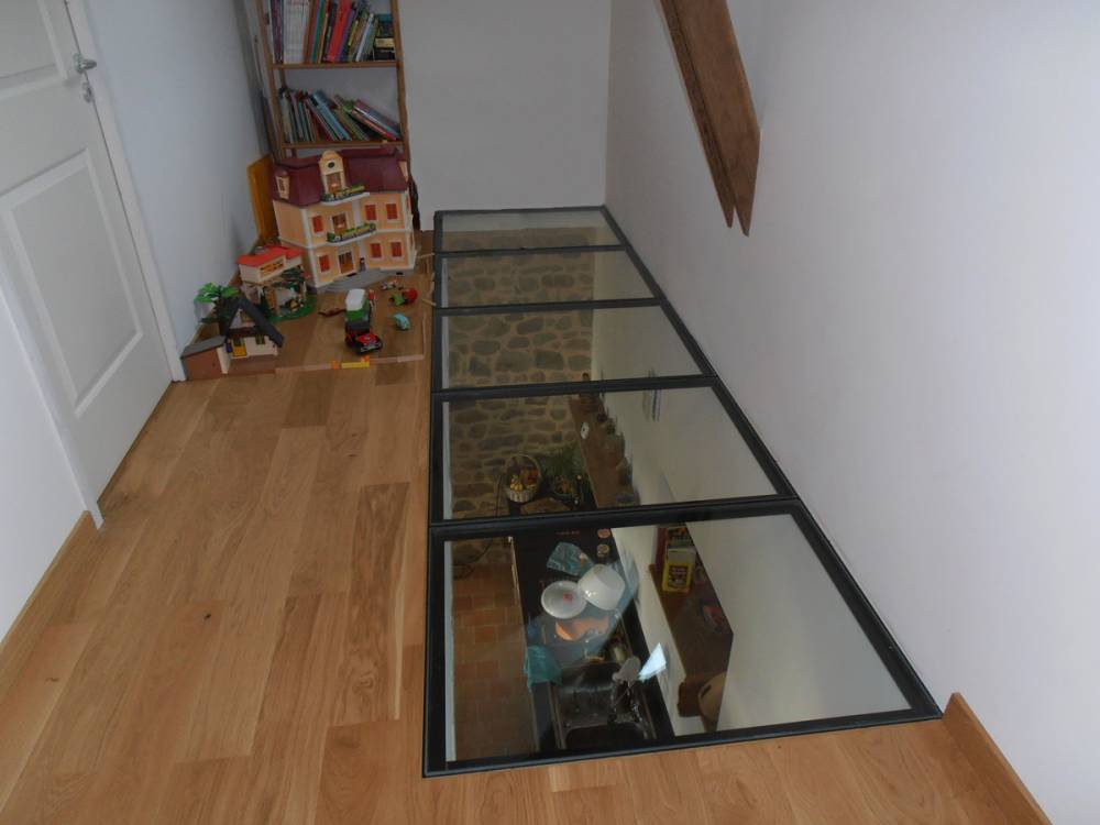 plancher verre